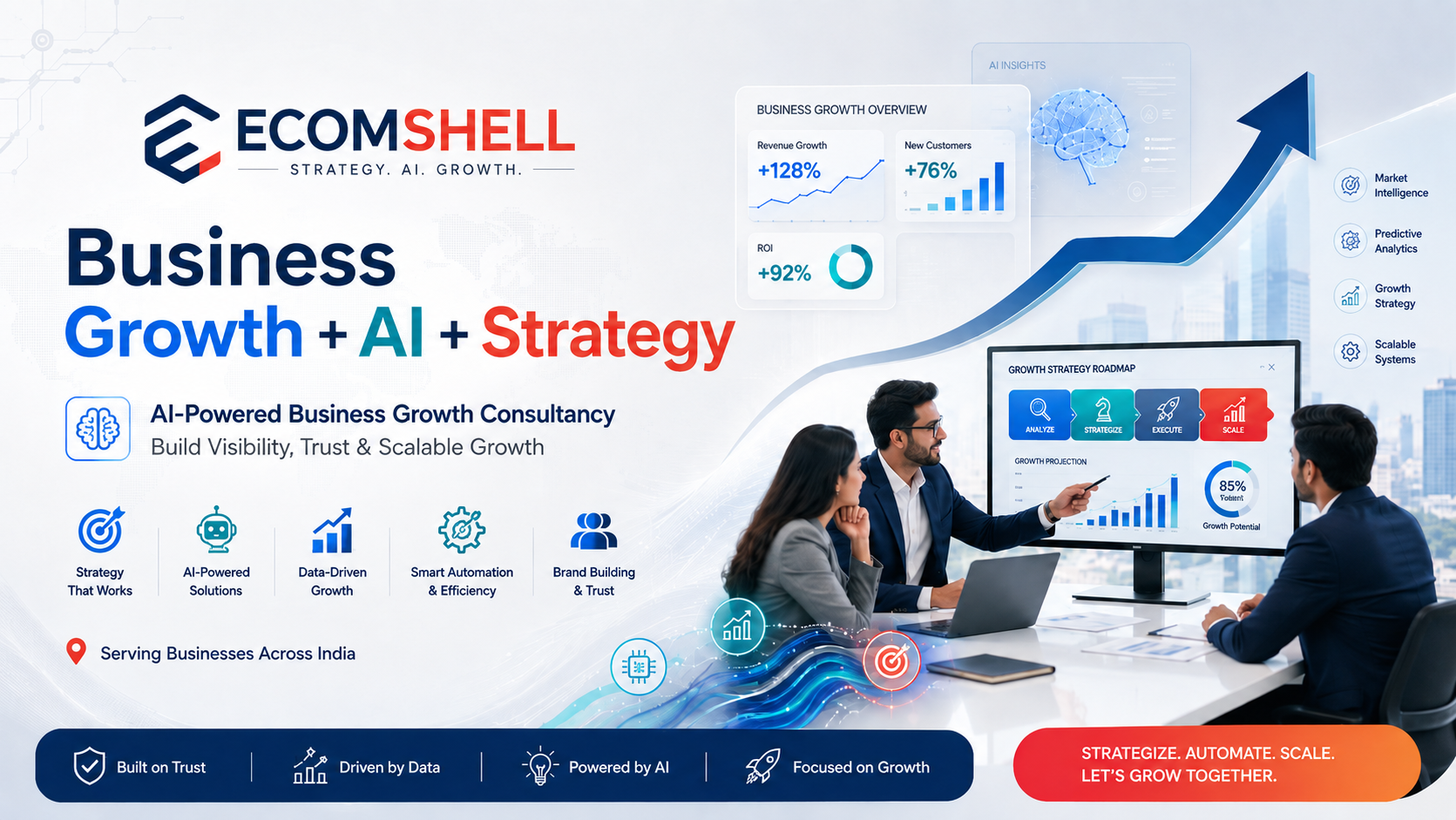 Ecomshell business growth consultancy and AI solutions